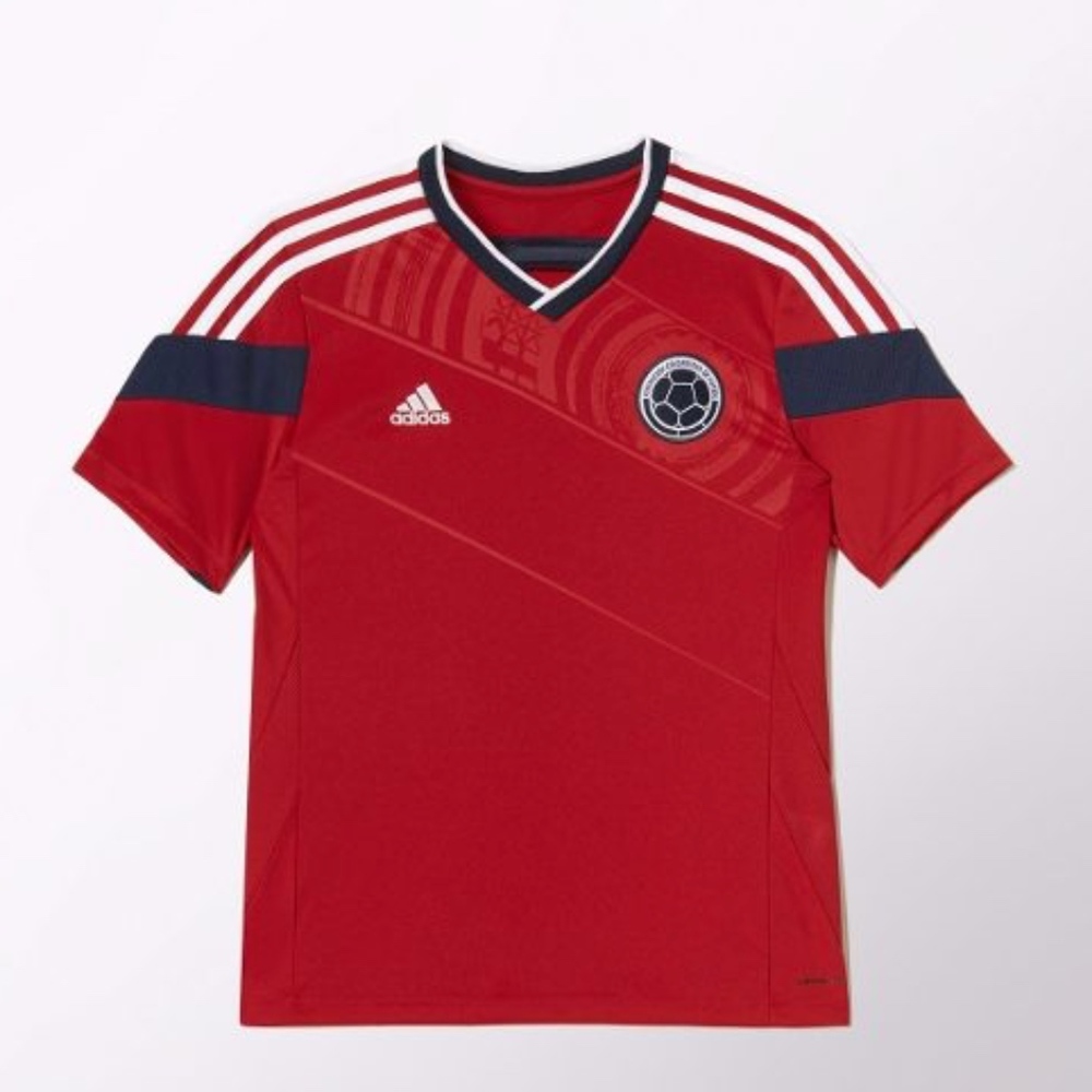 Adidas Boys Brazil Futbol Jersey Maroon Size S